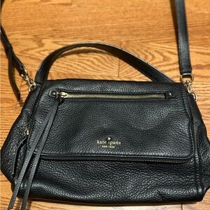 Kate Spade Black Crossbody Bag with Adjustable Strap